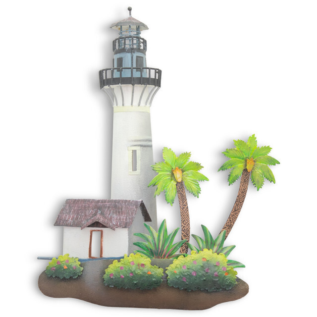KEY WEST LIGHTHOUSE METAL WALL SCULPTURE CA768