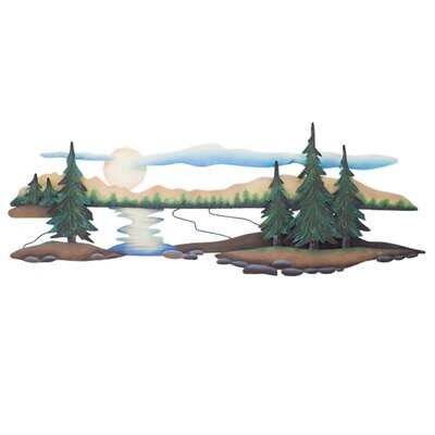 PINE LAKE METAL WALL ART CA615