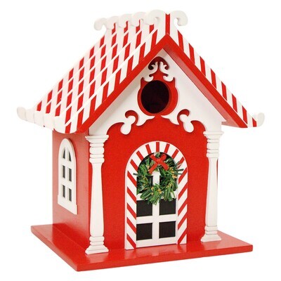 CANDY CANE BIRDHOUSE