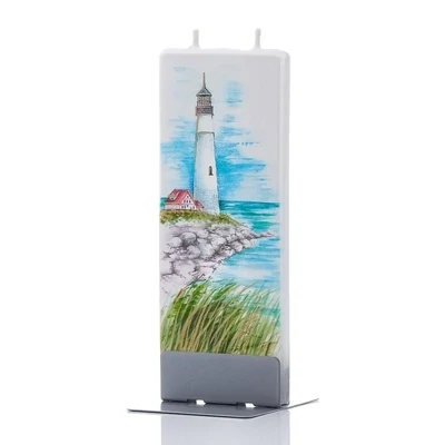 FLATYZ - HAND CRAFTED ARTIST CANDLE LIGHTHOUSE