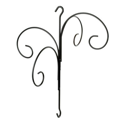 4 HOOK HANGER - BLACK