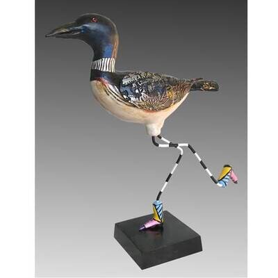 FLIGHT OF FANCY - LOONIE - BIRD SCULPTURE