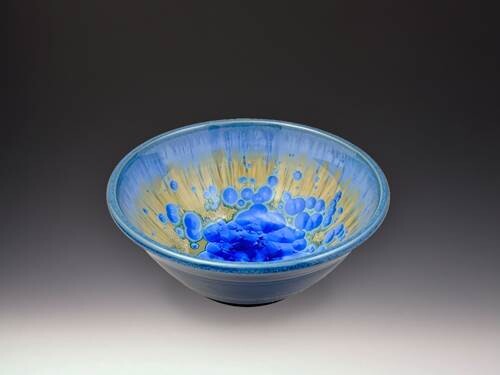 CRYSTALLINE GLAZED MINI BOWL - SKY BLUE