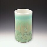 CRYSTALLINE GLAZED TUMBLER - PATINA WHITE