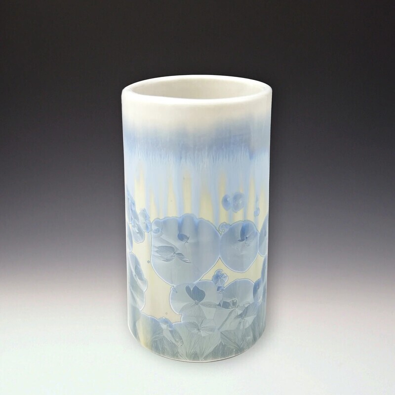 CRYSTALLINE GLAZED TUMBLER - SKY WHITE