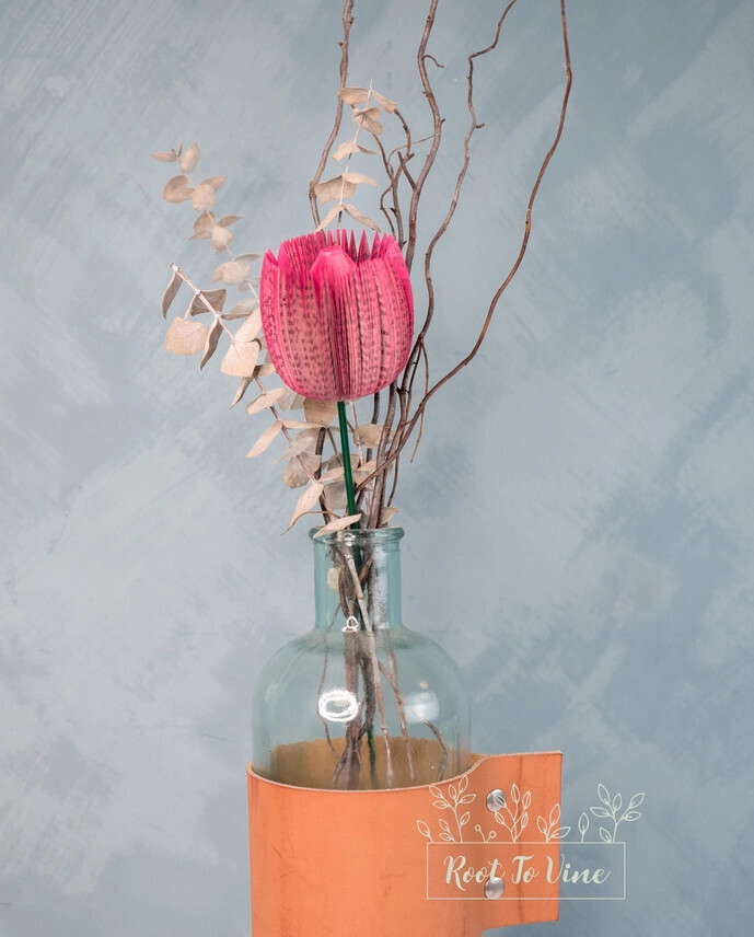 BOOK FLOWER STEM - BERRY PINK