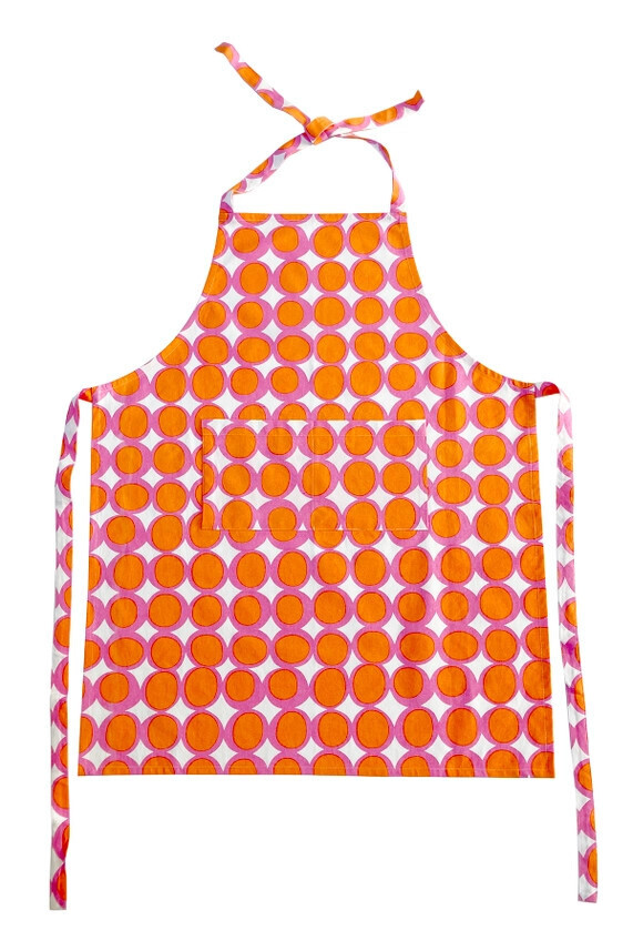 APRON - EGG PINK ORANGE