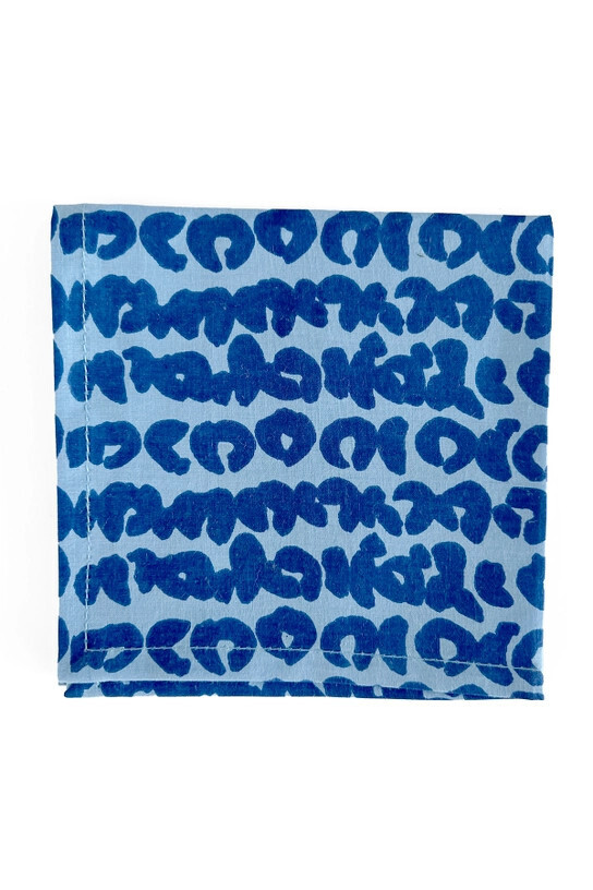 Cocktail Napkins (Set of 4) - Touch Blue