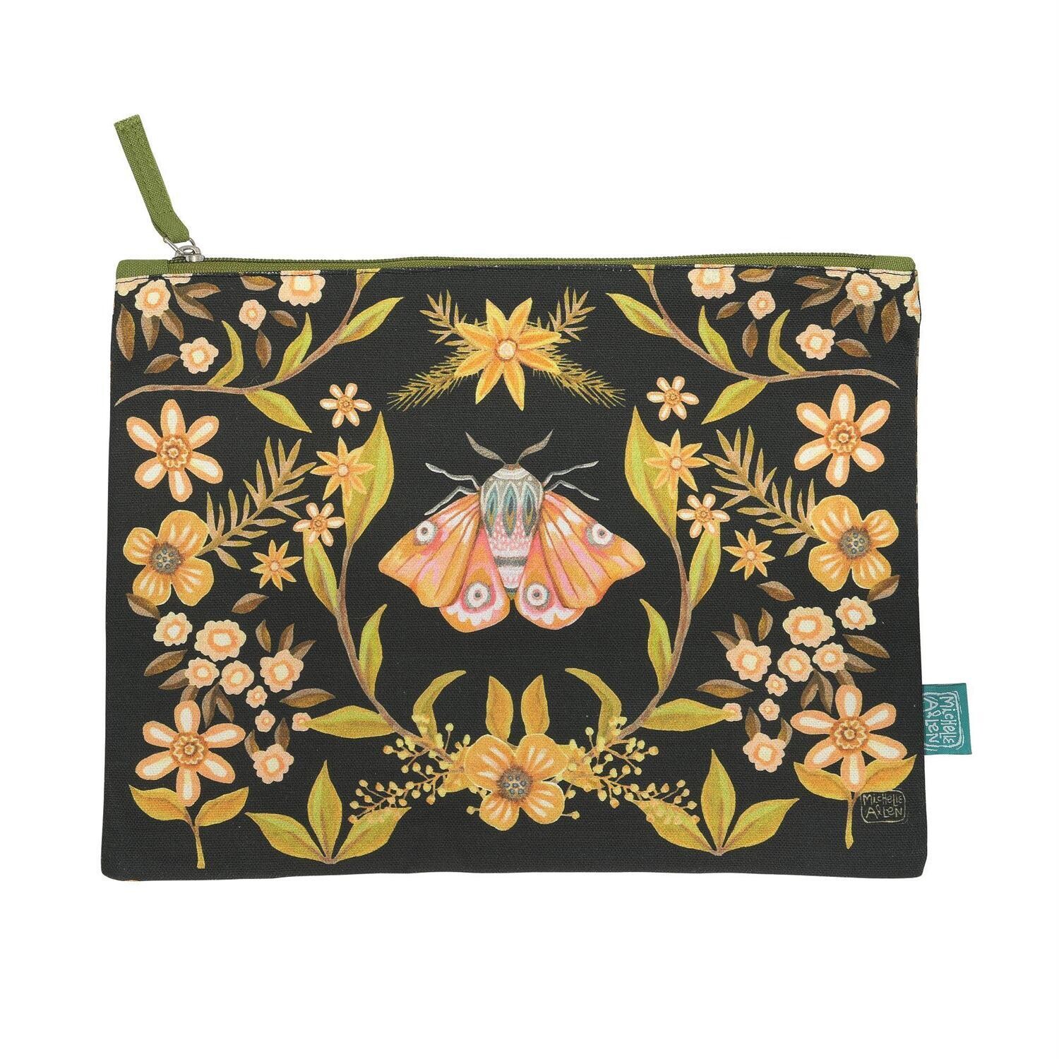 ZIP POUCH MOTH LARGE