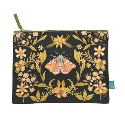 ZIP POUCH MOTH LARGE