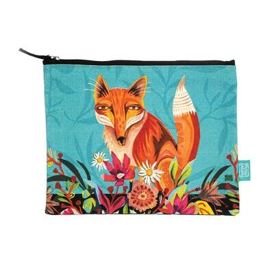 ZIP POUCH FOX LARGE