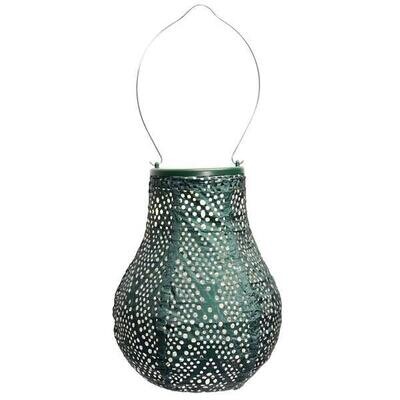 LUMIZ  Indoor / Outdoor Bulb Ikat Lantern, Green