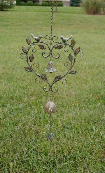 MC758 HANGING LOVE BIRD BELL