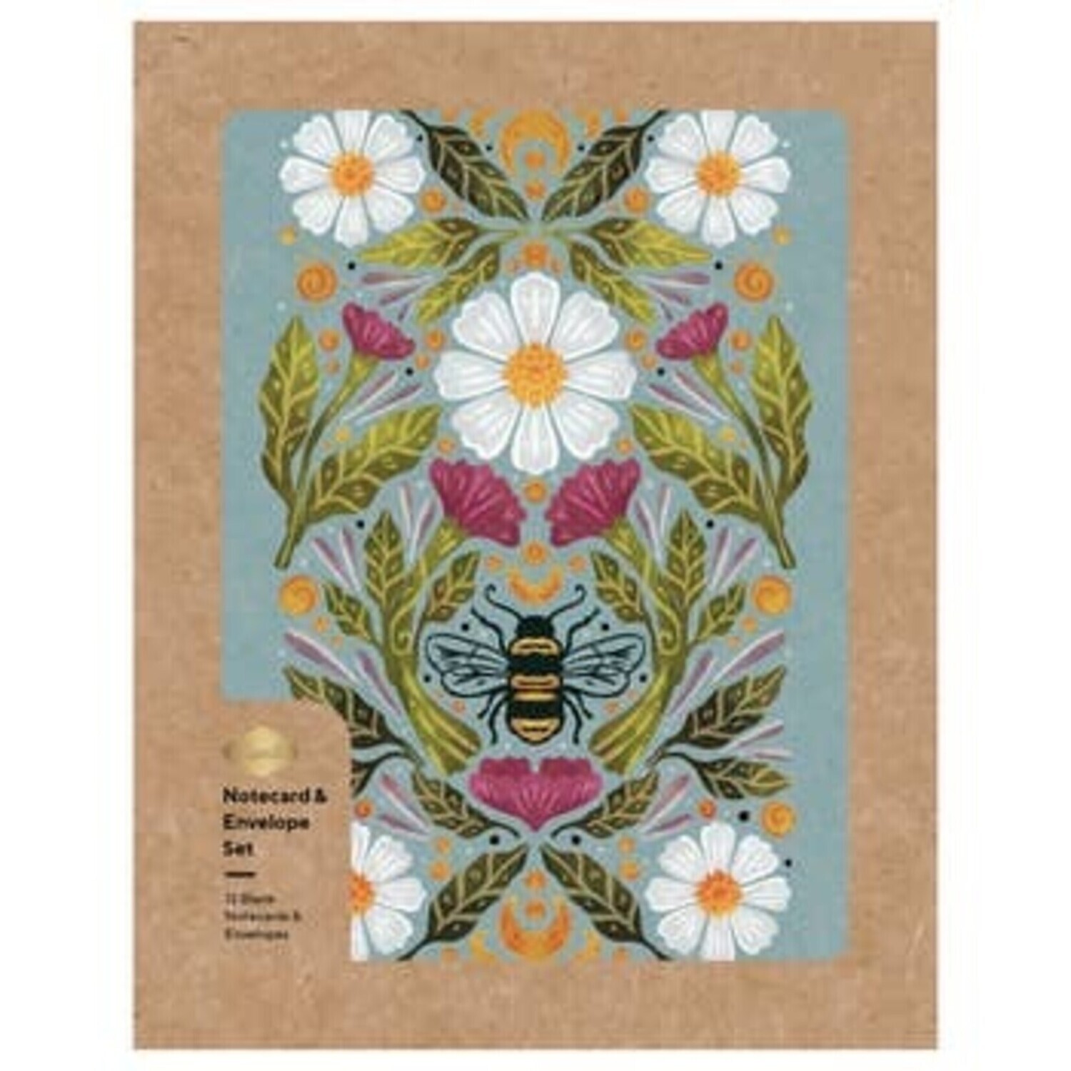 HONEY BEE TEA NOTE CARDS (SET OF 12)