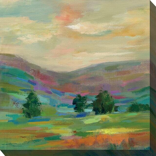 FIELDS AFAR - OUTDOOR CANVAS ART (24X24)