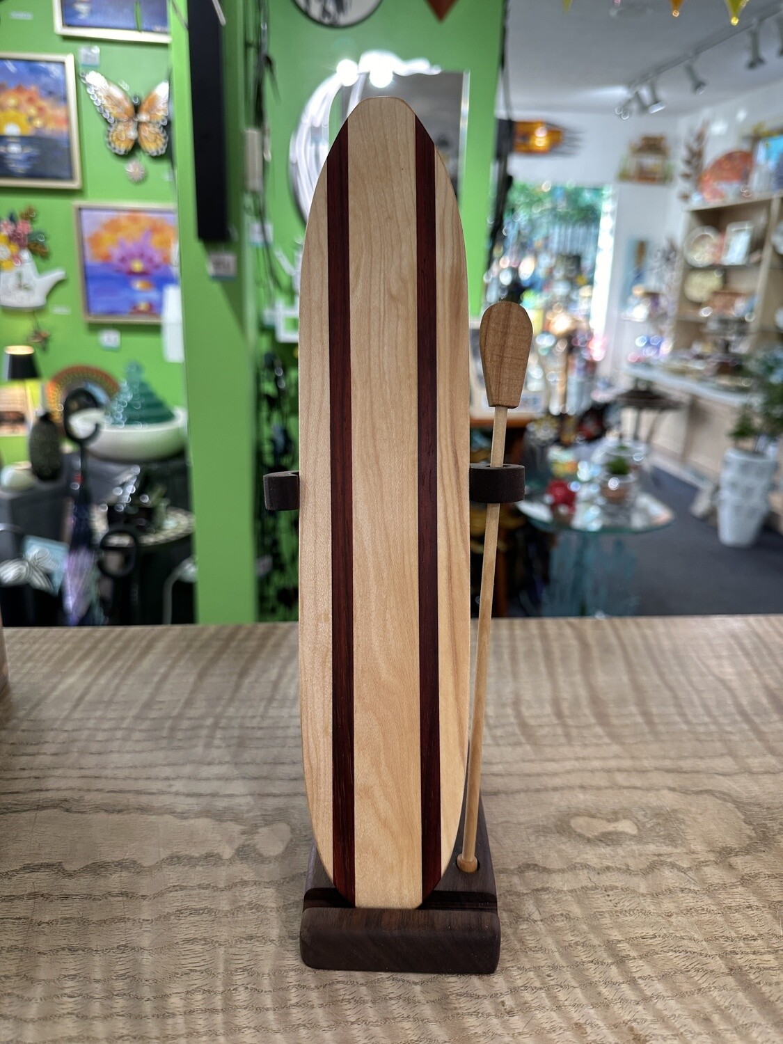 WOODEN PADDLE BOARD