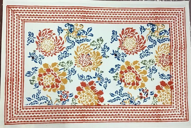 CANTON FLOWER TABLECLOTH 60X60