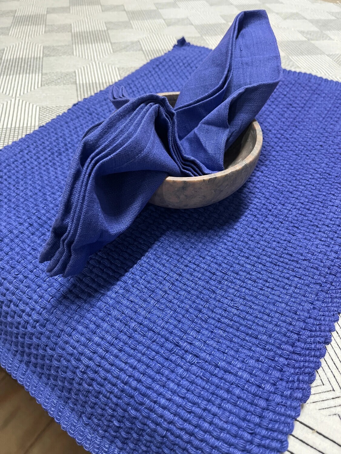 HOMESPUN SOLID ROYAL BLUE NAPKIN