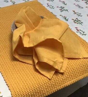 HOMESPUN SOLID MUSTARD NAPKIN