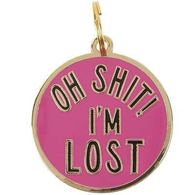 DOG COLLAR CHARM - I&#39;M LOST
