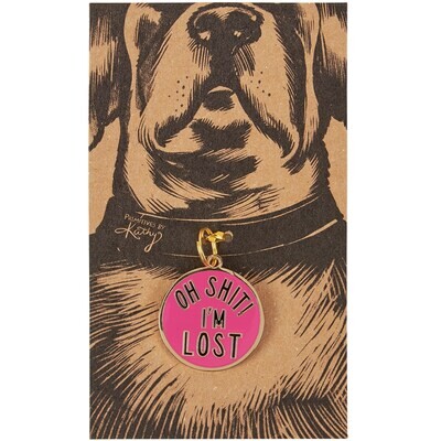 DOG COLLAR CHARM - I'M LOST