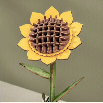 SUNFLOWER WOODEN PUZZLE