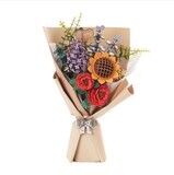 WOODEN FLOWER BOUQUET 3D PUZZLE