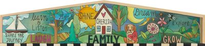 WOOD DOOR TOPPER &quot;EVERYDAY THOUGHTS&quot;