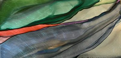 MINI #0524 12&quot;X6&quot; - ALCOHOL INK ON ALUMINUM