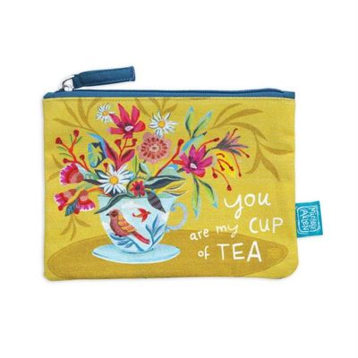 ZIP POUCH CUP OF TEA MEDIUM
