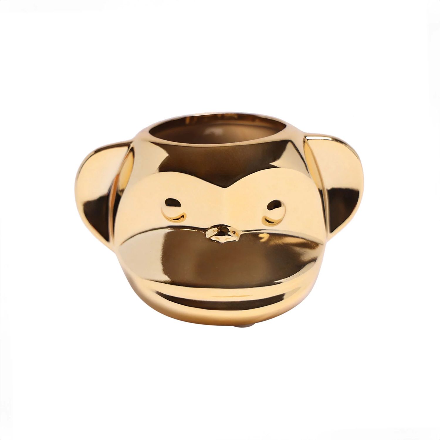 FUNKY MONKEY PLANTER - GOLD