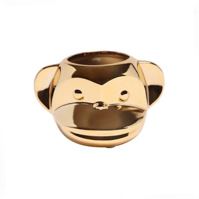 FUNKY MONKEY PLANTER - GOLD