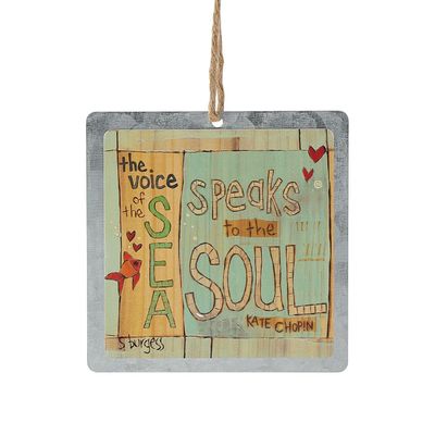 Voice of the Sea Tin Ornament - Painted Peace Collection