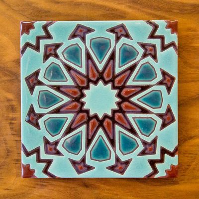 6X6 TILE - ALHAMBRA - GREEN