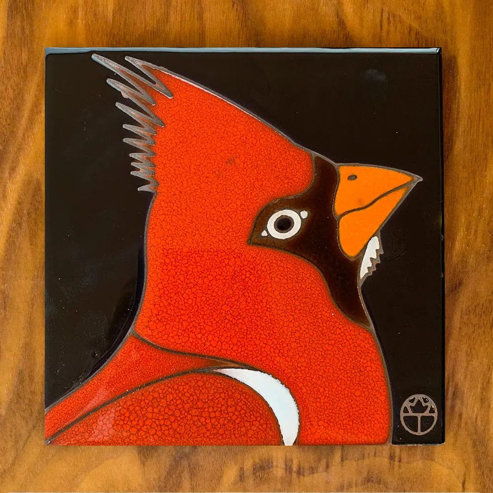 6X6 TILE - CARDINAL