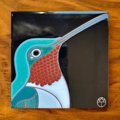 6X6 TILE - HUMMINGBIRD