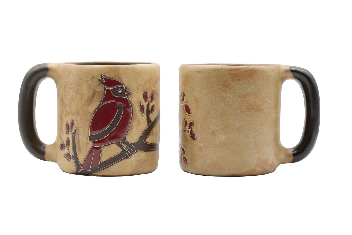 MARA STONEWARE CARDINAL MUG