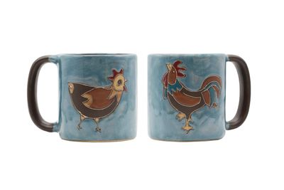 MARA STONEWARE CHICKEN / ROOSTER MUG