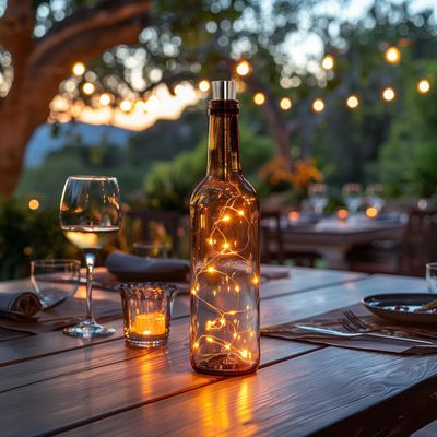 Lucent 20 Micro LED Light String Bottle Stopper Cartridge