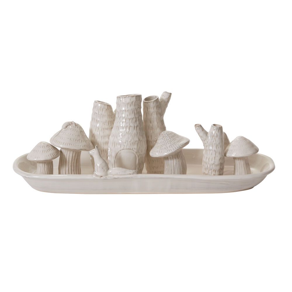 AUTUMN GROVE BUDVASE 18&quot;X 6.5&quot;X 7&quot;