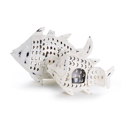 FISH SCULPTURE LANTERN - LARGE