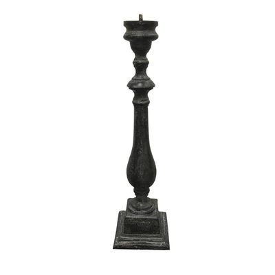 Rome Cast Aluminum Spindle Pedestal, 22&quot;H