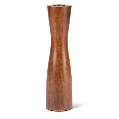 Tall Slender Taper Holder-Brown -10&quot;H