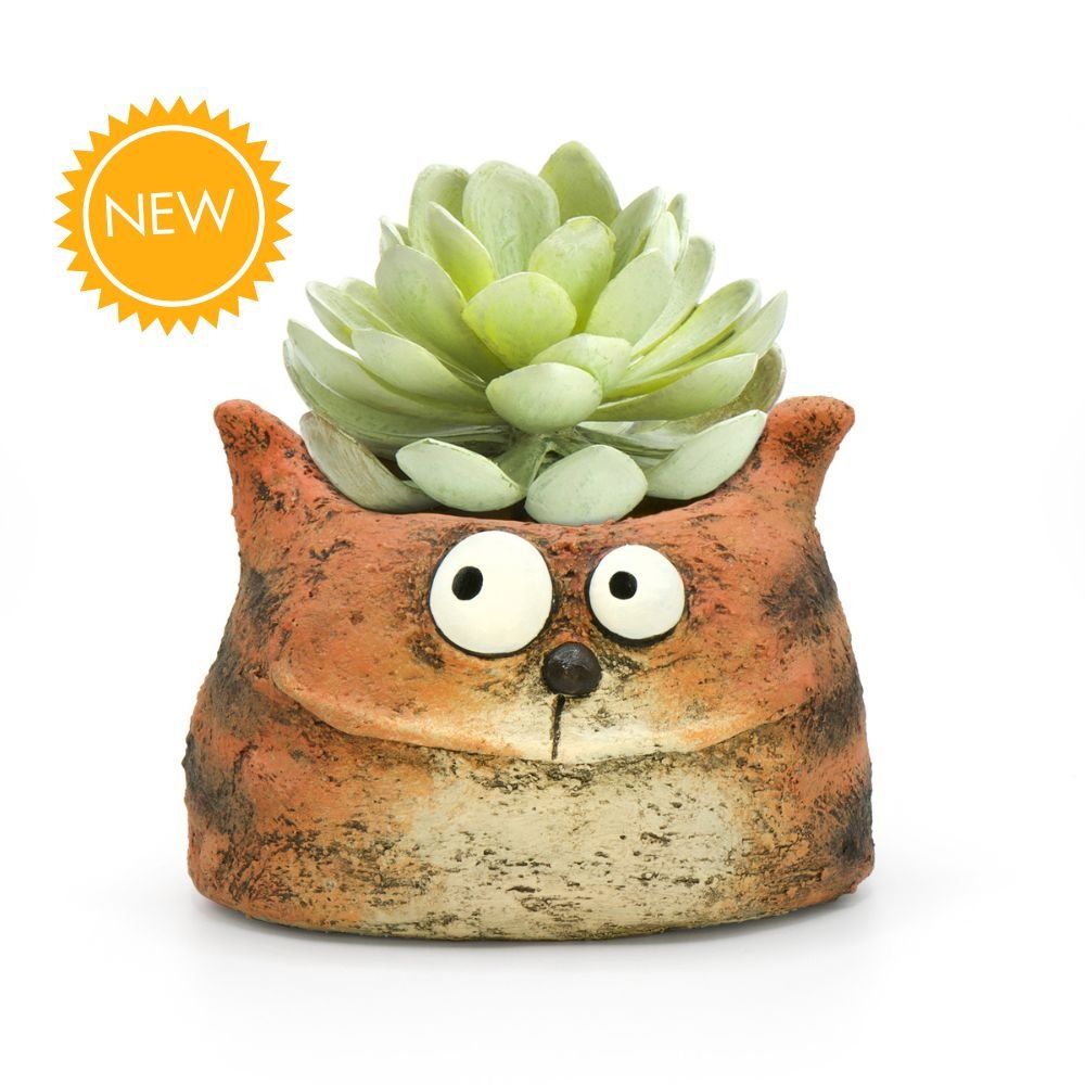 Harley Tiger Cat Planter
