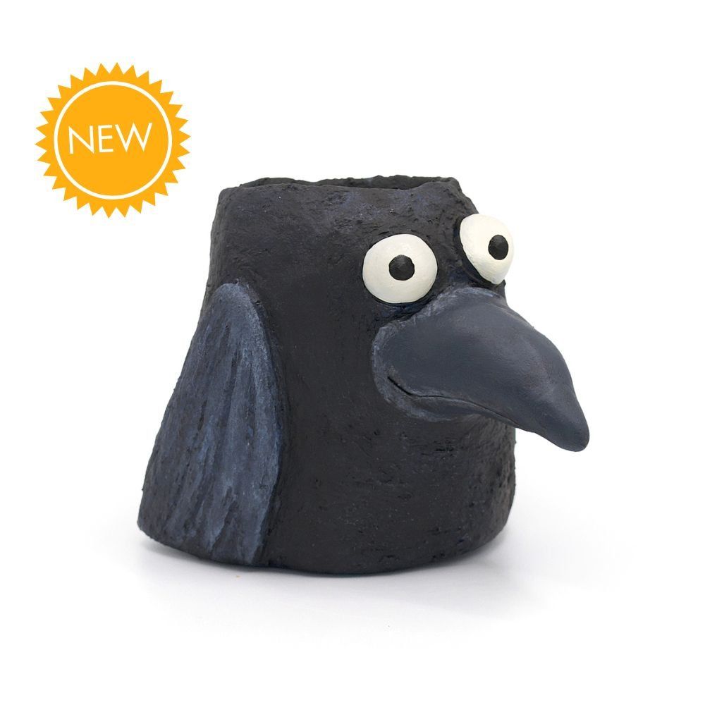 Poe the Crow Planter