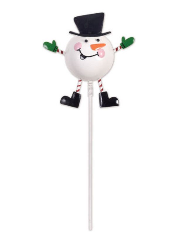 SNOWMAN PLANT PICK (5.91&quot; x 3.54&quot; x 18.11&quot;)
