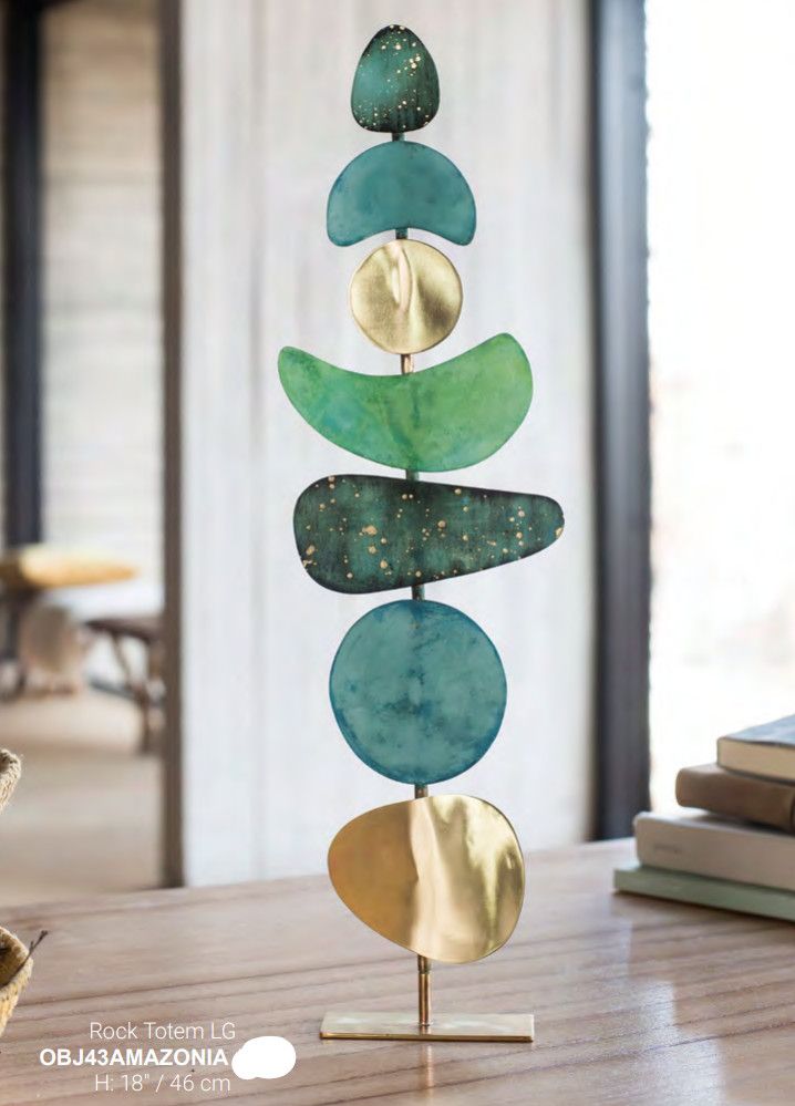 ROCK TOTEM LARGE - AMAZONIA (9.4&quot;H)