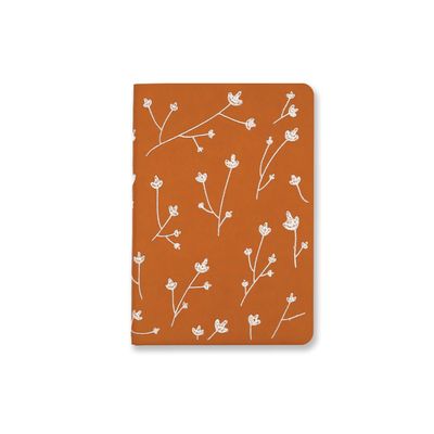 Samantha Embroidered Layflat Journal Notebook