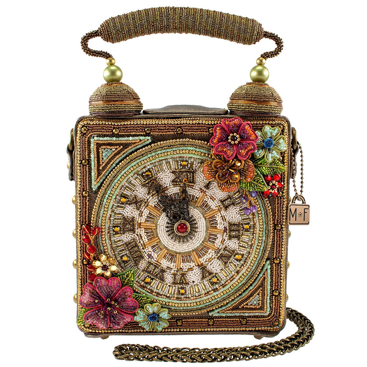 TIME OF YOUR LIFE TOP HANDLE CLOCK HANDBAG