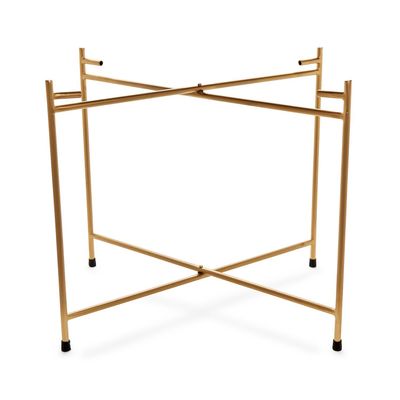 GOLD &quot;X&quot; TRAY STAND FOR TRAY TABLE